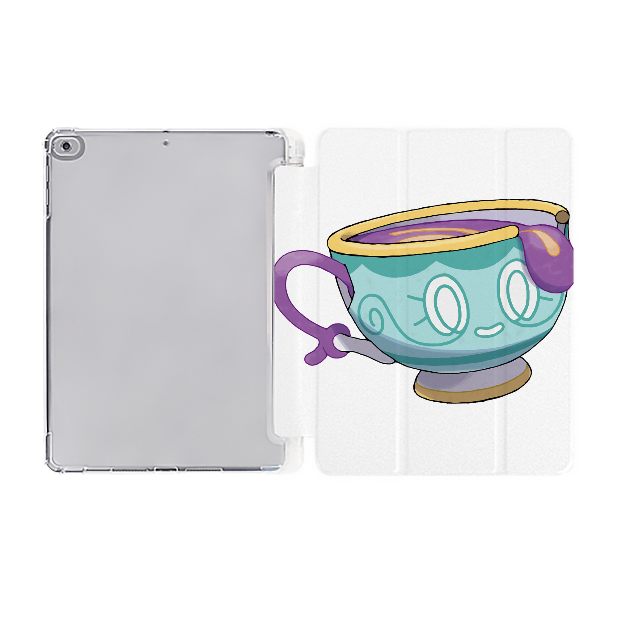 （画像用） ポケットモンスター Pokémon IPad ケース ペン収納付き 三つ折りスタンド PUレザー×シリコン 対応機種9.5/10.5/10.9インチ